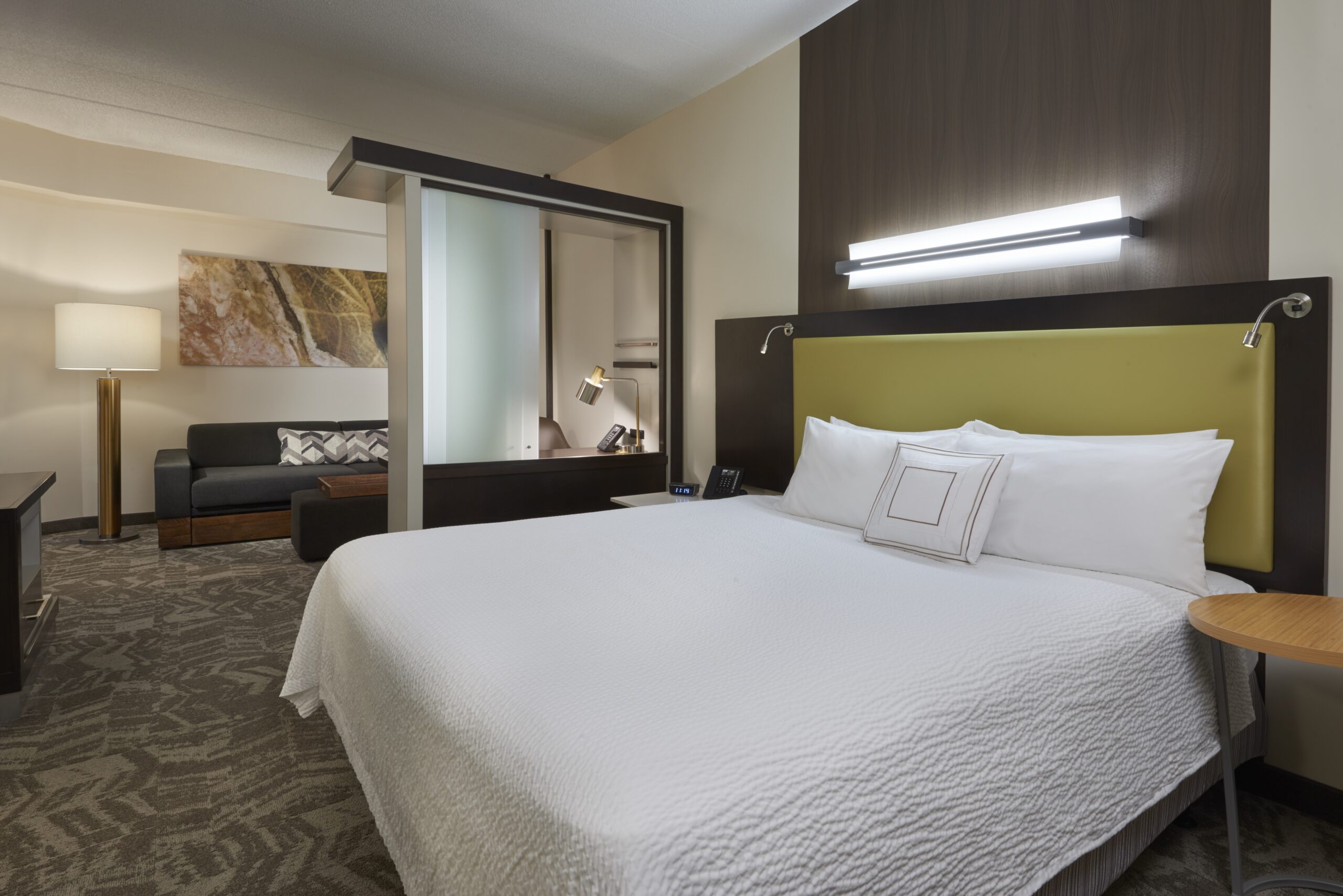 Image of the interior of a hotel suite
