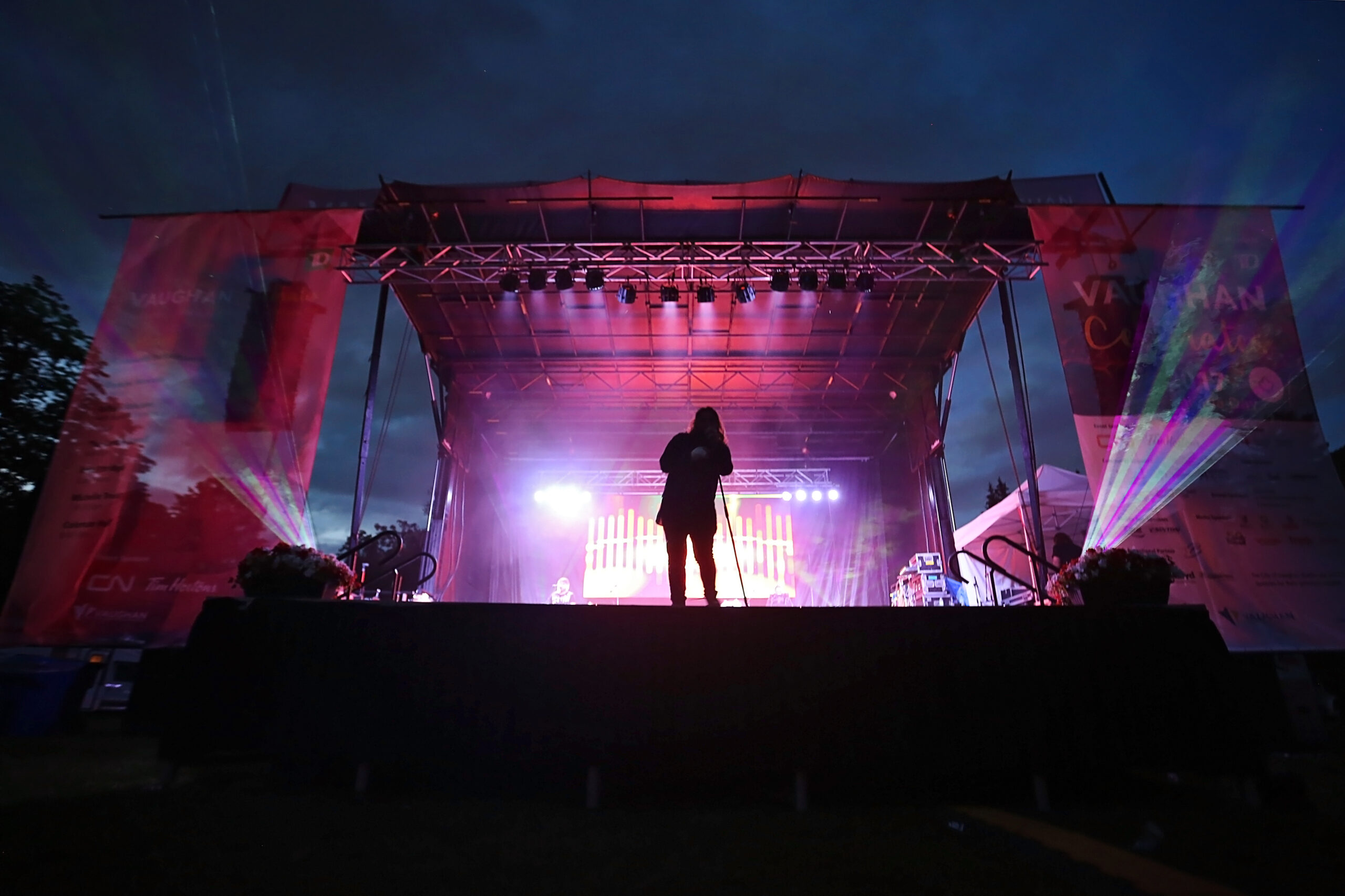 Concert at night