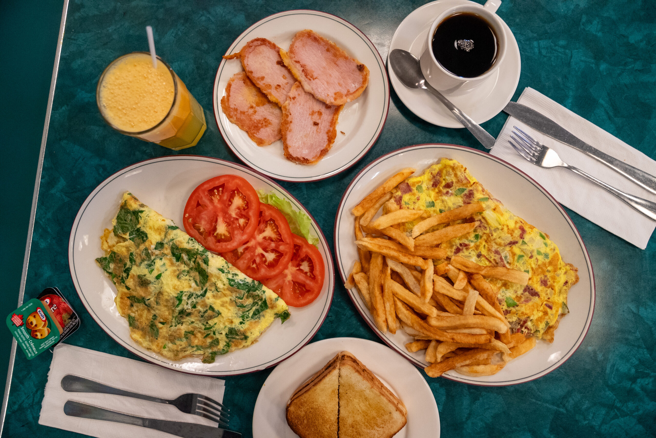selection of food